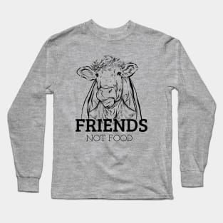 Friends Not Food | Go vegan for the animals Long Sleeve T-Shirt